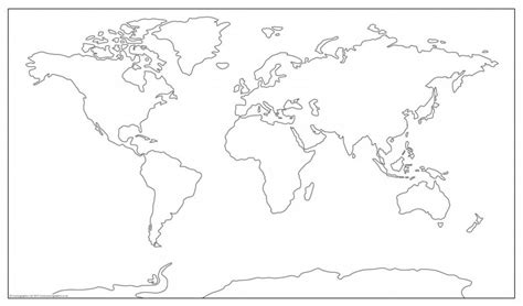 Free World Map Political Outline Hd Ideas – World Map With Major Countries