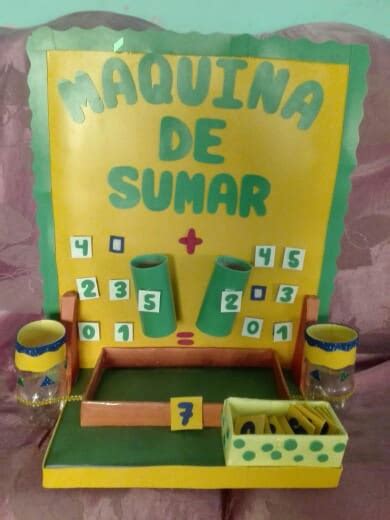 40 Ideas Máquina de Sumar Materiales Educativos