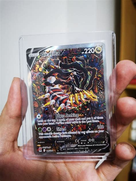 Giratina V Alternate Full Art Swsh Lost Origin Swsh Pokemon