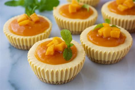 Mini Cheesecake De Mango Sin Horno Spice And Colour