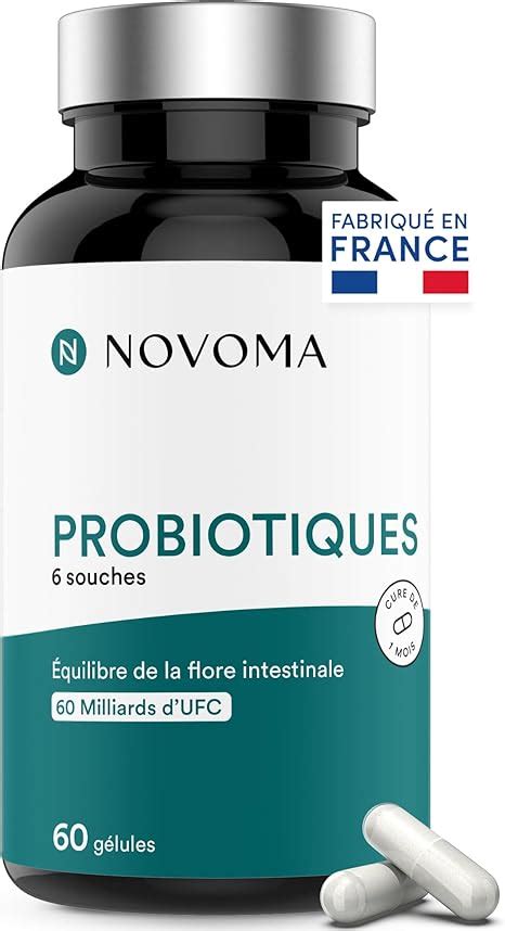 NOVOMA Probiotiques Complexe Pour La Flore Intestinale 60 Milliards