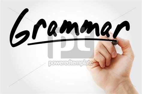 Grammar text with marker education concept background Stock Photo 56826