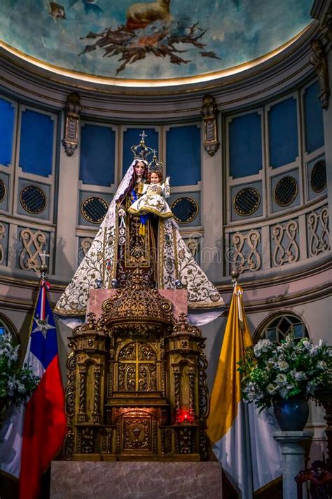 Metropolitan Cathedral, Santiago De Chile Editorial Photo - Image of ...