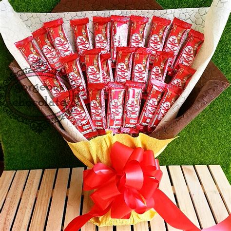 Cara Buat Jambangan Coklat Kitkat Mirza Simply Craft Coklat Bouquet