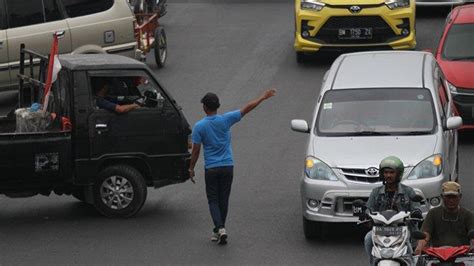 Aktivitas Pak Ogah Di Jalan Meresahkan Dishub Pekanbaru Imbau