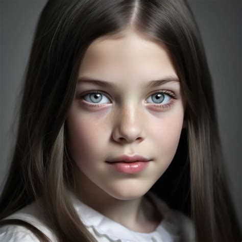 Captivating 8yearold Russian Girl Portrait With Striking Resemblance To