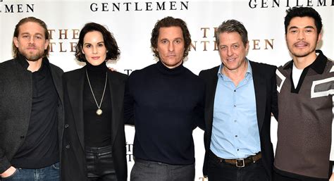 Matthew Mcconaughey Charlie Hunnam And ‘the Gentlemen Cast Gather For