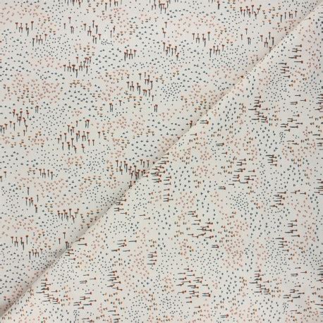 Tissu Coton Cotton Steel Dear Isla Wilderly Gr Ge Mpm