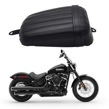 Wowtk Rear Passenger Seat Cushion Grid Seat Pad Fits For Harley