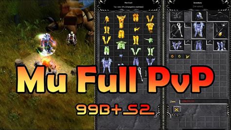 Mu Full PvP 99B Season 2 Mid Server Mu Online YouTube