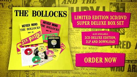 Sex Pistols Never Mind The Bollocks Super Deluxe Edition New CD Box