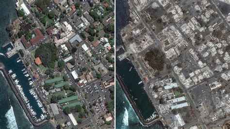 Antes y después 5 imágenes que muestran la magnitud de la devastación