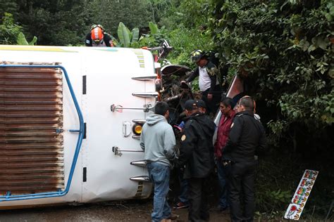 Una Docena De Heridos Deja Accidente Colectivo En San Jos Pinula