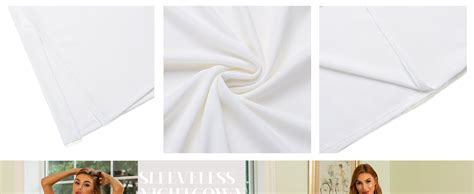 YYA Sexy Tank Nightgowns For Women Sleeveless Sleep Shirts Chemise Night Lingerie Dress S XXL At