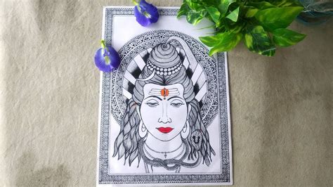 Doodle Art Of Lord Shiva Mandala Art For Beginners Step By Step Nag