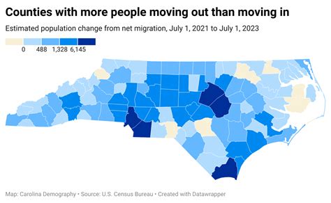 75 NC counties have grown in population since 2022 | Carolina Demography