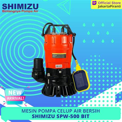 Jual Mesin Pompa Celup Air Bersih Otomatis Shimizu SPW 500 BIT Shopee