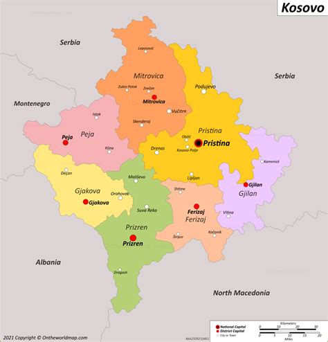 Kosovo Map | Discover Kosovo with Detailed Maps