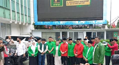 Konsolidasi Strategi Pemenangan Ganjar Pranowo Pdip Sambangi Kantor Ppp