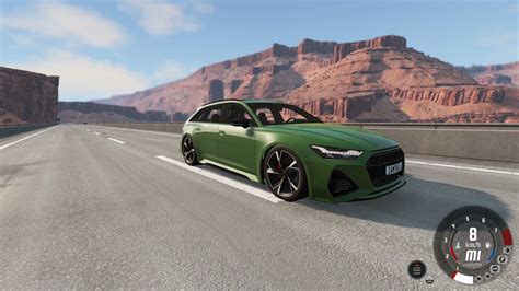 Beamng Drive Audi Rs Avant Real Car Mod Youtube