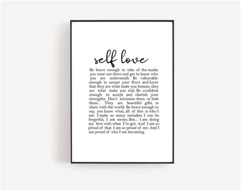 Self Love Printable Inspirational Quotes Believe In Etsy Australia In