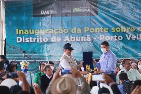 Comunica O Inaugura O Da Ponte Sobre O Rio Madeira Em Abun