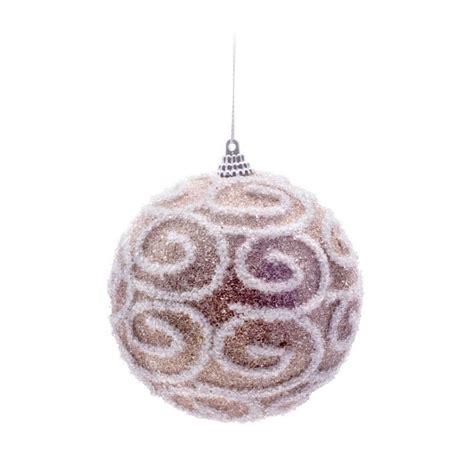 Kit Bola Natal para Pendurar Árvore Natal Peças cm Nude