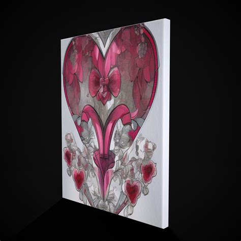 Watercolor Heart Painting - 3D Model by Get Dead Entertainment