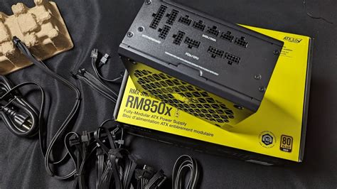 Unboxing Corsair RM850x Shift ATX 3 0 PCIe Gen 5 Power Supply YouTube