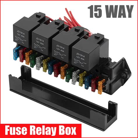 Slot Fuse Relay Box Multi Circuit Assembly Control Fuse Holder With