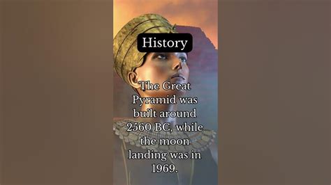 Cleopatra Lived Closer In Time To The Moon Landing Than To The Construction Of The Great Pyramid