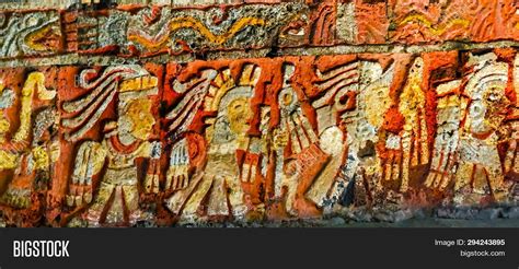 Ancient Carvings Aztec Image & Photo (Free Trial) | Bigstock