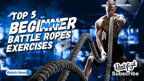 Top 5 Battle Ropes Exercises Part 1 Beginner Youtube