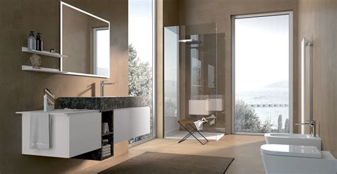 Gola Modern Bathroom Wall Storage Cabinets Pedini Miami