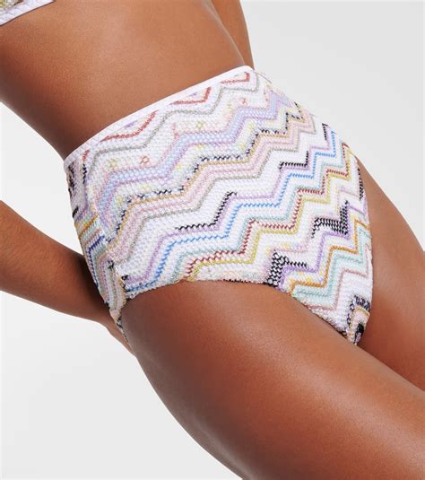 Zig Zag Halterneck Bikini In Multicoloured Missoni Mare Mytheresa