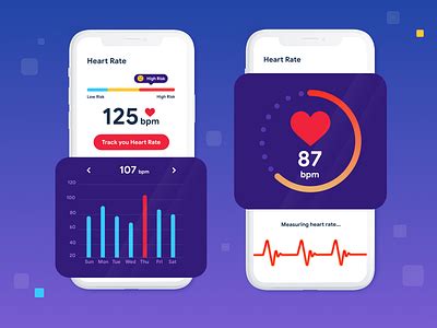 Heart Rate Monitor App by Max on Dribbble