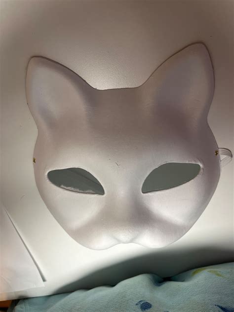 Custom Therian Fox Or Cat Mask Elastic Fit Etsy