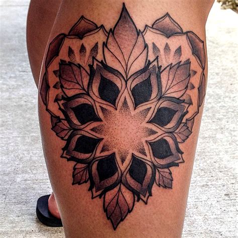 Awesome Mandala Shoulder Tattoo