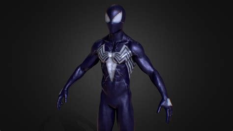 Spider Man Classic Symbiote Suit Buy Royalty Free 3d Model By Afshan