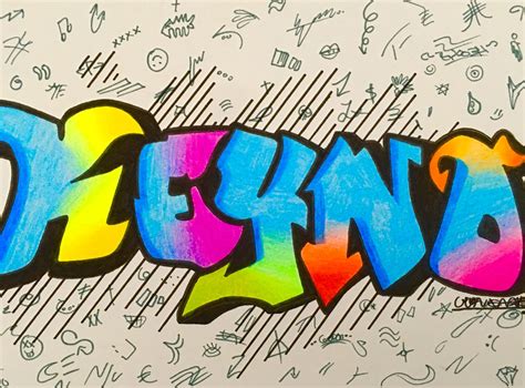 Graffiti Birthday Card by Owen J Evans on Dribbble