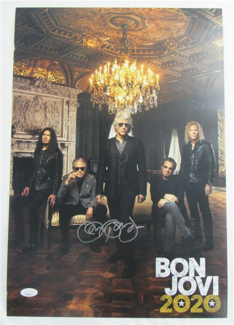 Jon Bon Jovi Signed Bon Jovi 13x19 Promotional Poster Jsa Coa