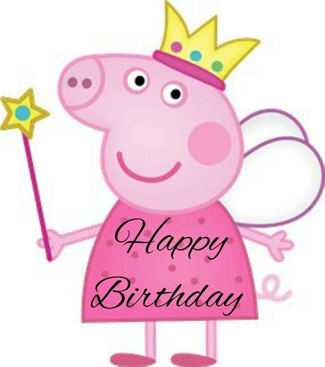 Peppa Pig Happy Birthday Png