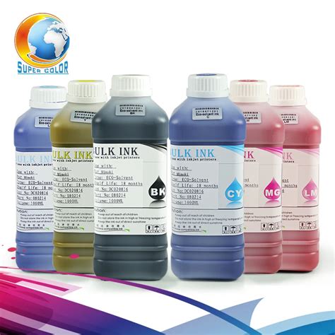 Colors X Liter Eco Solvent Ink For Epson Surecolor