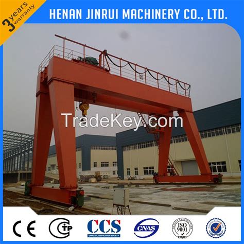 Electric Double Girder Gantry Crane Capacity 50t Supply Cheap Double