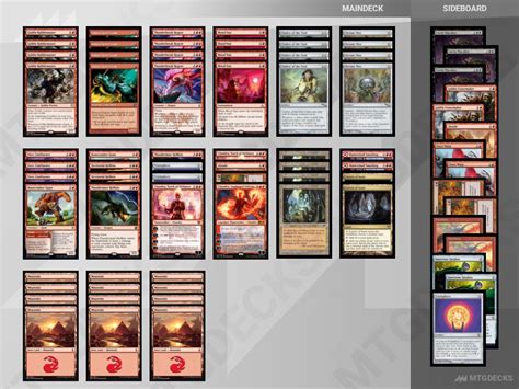 Legacy Mono Red Prison Deck By Koyano Naoya MTG DECKS