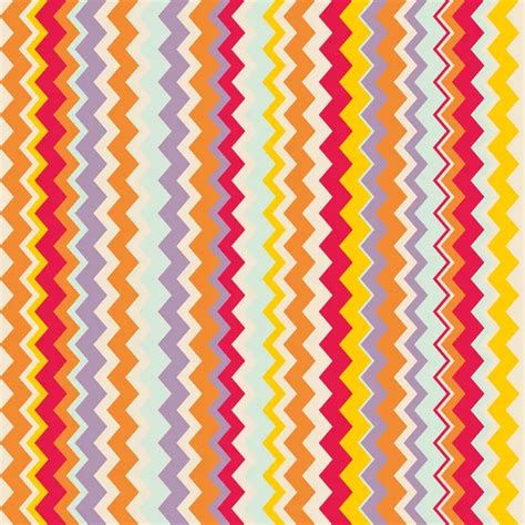 Chevron Seamless Colorful Vector Pattern Or Tile Background With Zig