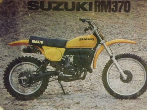 1977 Rm370b Vintage Motocross Race Bike Rm 370