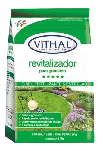 Adubo Fertilizante Revitalizador Para Gramado Vithal Kg