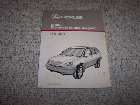 2000 Lexus Rx300 Rx 300 Factory Original Electrical Wiring Diagram Manual Book Ebay