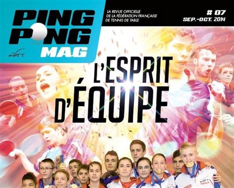 Le Ping Pong Mag N7 Est Dans Les Bacs Ping Pong Et Tennis De Table